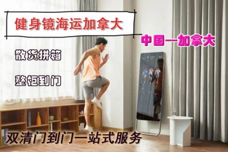 国内的健身镜可以送到加拿大多伦多来吗？海运流程是怎样的？