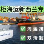 广州海运新西兰专线，冷柜电器拼箱到奥克兰双清到门专业运输