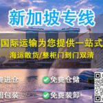 首次移民，个人物品、家具电器海运到新加坡需要多少预算？