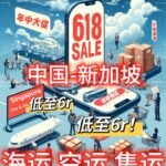 新加坡专线·赶上618末班车 海运/空运/集运送货到家~