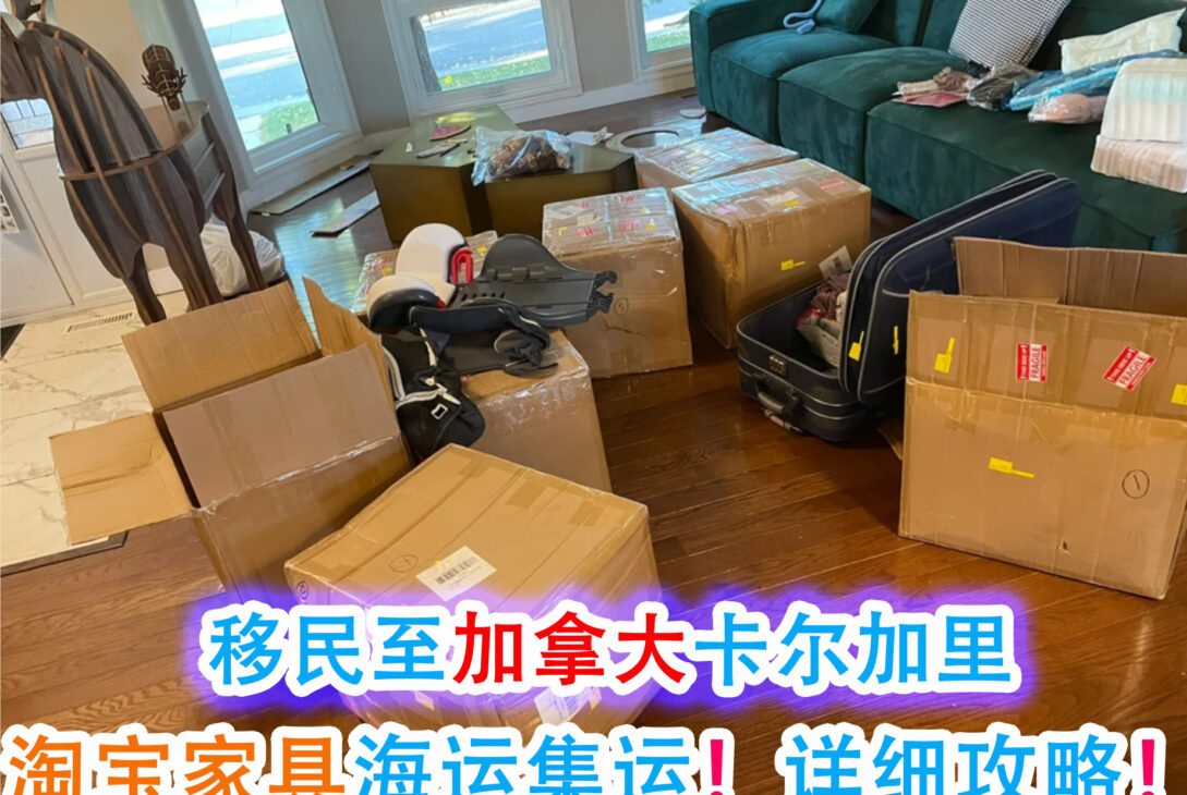移民至加拿大卡尔加里 淘宝家具海运集运❗详细攻略❗