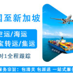 中国至新加坡海运空运时效与运输时间查询