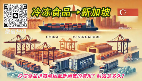如何计算冷冻食品拼箱海运至新加坡的费用？时效是多久？？