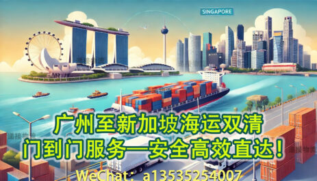 广州至新加坡海运双清 门到门服务，安全高效直达！