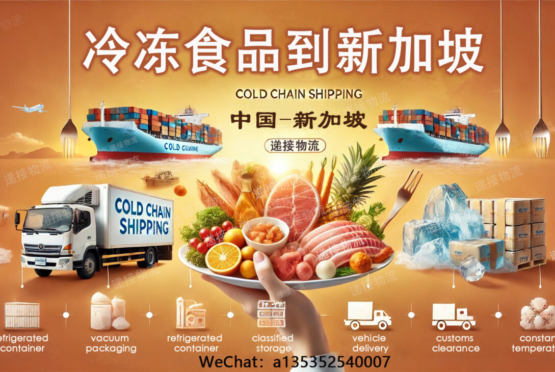 🍱 冷冻食品漂洋过海到新加坡，这条海运冷链专线了解一下！