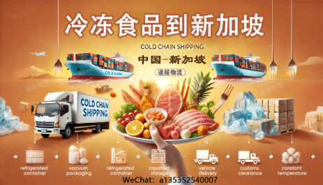 🍱 冷冻食品漂洋过海到新加坡，这条海运冷链专线了解一下！