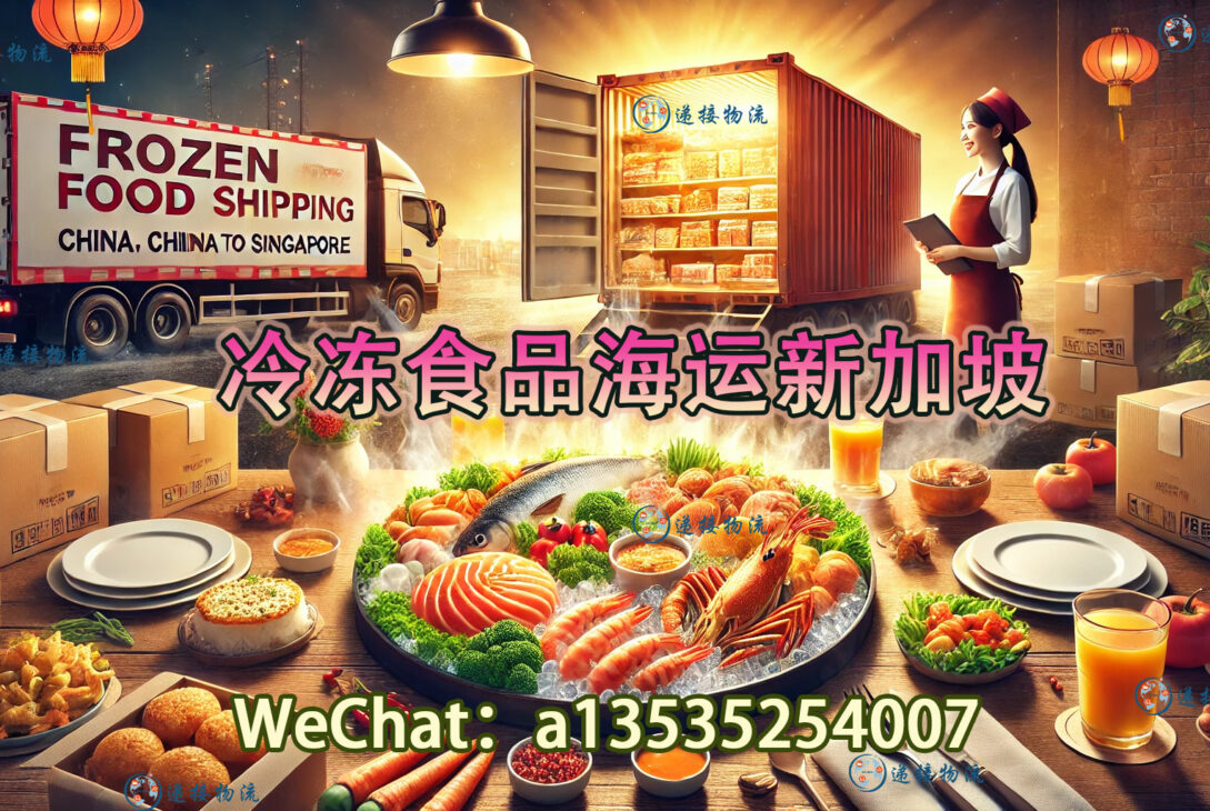 中国至新加坡冷冻食品拼箱海运，全程双清到门，安全！