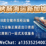 新加坡开餐厅或摆摊的你如何从中国采购冷冻烤肠肉肠运输到SG