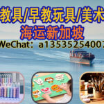 儿童教具/早教玩具/美术材料海运出口新加坡的运输策略与操作流程