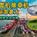 吹雪机、除草机海运加拿大｜专业双清门到门服务，安全高效送达！